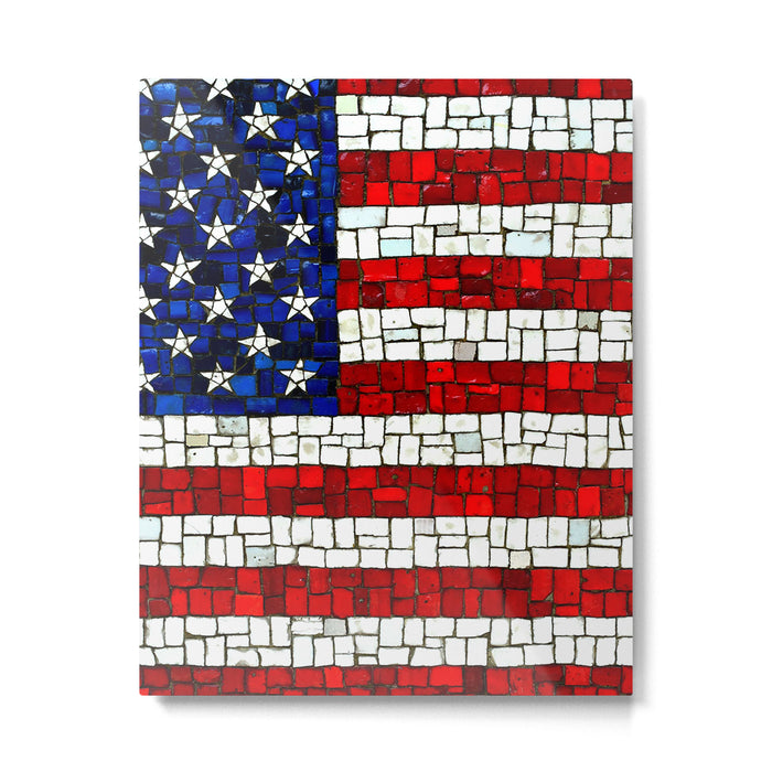 United States of America mosaic Metal Print Gallery Image 1