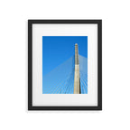 Zakim Bridge, Boston Framed Art Print Gallery Image 5