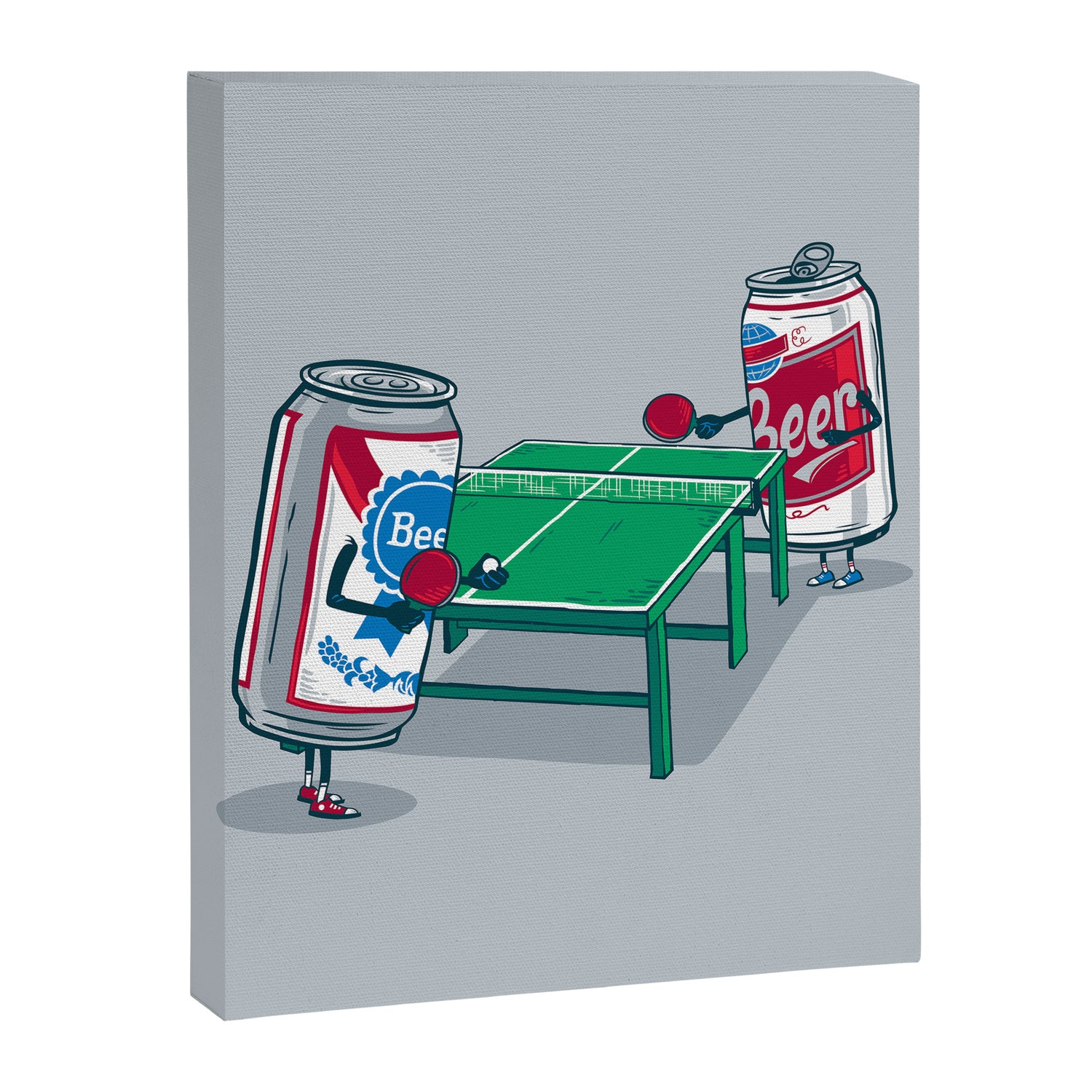 Beer Pong Canvas Print Gallery Image 8