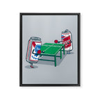 Beer Pong Framed Canvas Print Gallery Image 8