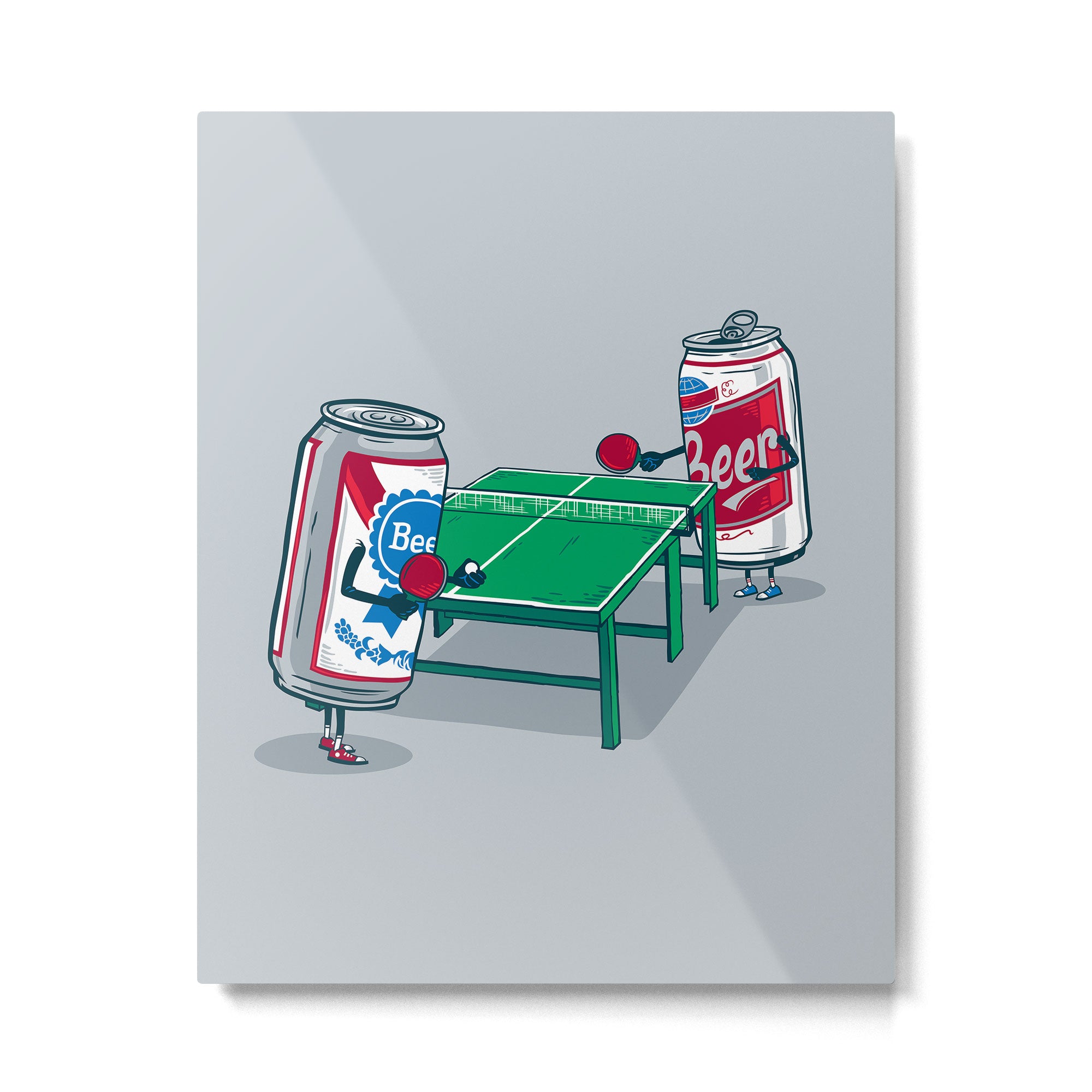 Beer Pong Metal Print Gallery Image 6