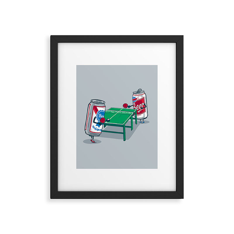 Beer Pong Framed Art Print Gallery Image 6