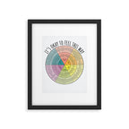 Feelings Wheel - Bright Framed Art Print Gallery Image 6