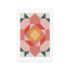 Quilt Square - Flower Art Print Gallery Image 1