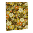 1970s Retro/Vintage Floral Pattern Canvas Print Gallery Image 8