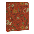 Burnt Orange & Olive Green Floral Canvas Print Gallery Image 8