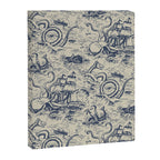 Mythical Sea Creatures Toile de Jouy Canvas Print Gallery Image 8