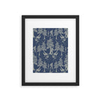 Navy Blue Bigfoot & Friends Framed Art Print Gallery Image 6
