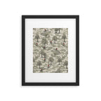 Not-So-Traditional English Fox Hunt with Dinosaurs Framed Art Print Gallery Image 6