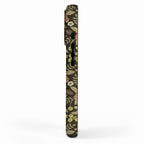 Sage, Dark Green, Peach & Cream Floral Pattern iPhone Case Gallery Image 2