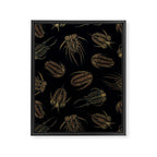 Trilobites - Marine Fossil Pattern Framed Canvas Print Gallery Image 8