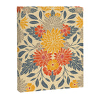 Warm Yellow, Orange & Blue Floral Canvas Print Gallery Image 8