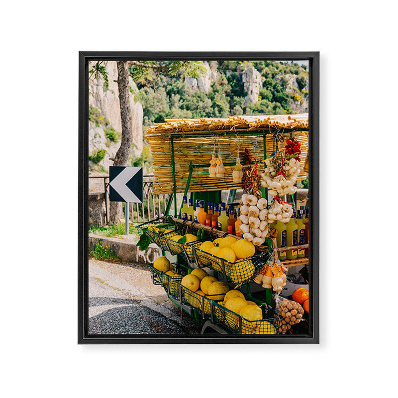Amalfi Coast Drive XV Framed Canvas Print Gallery Image 6