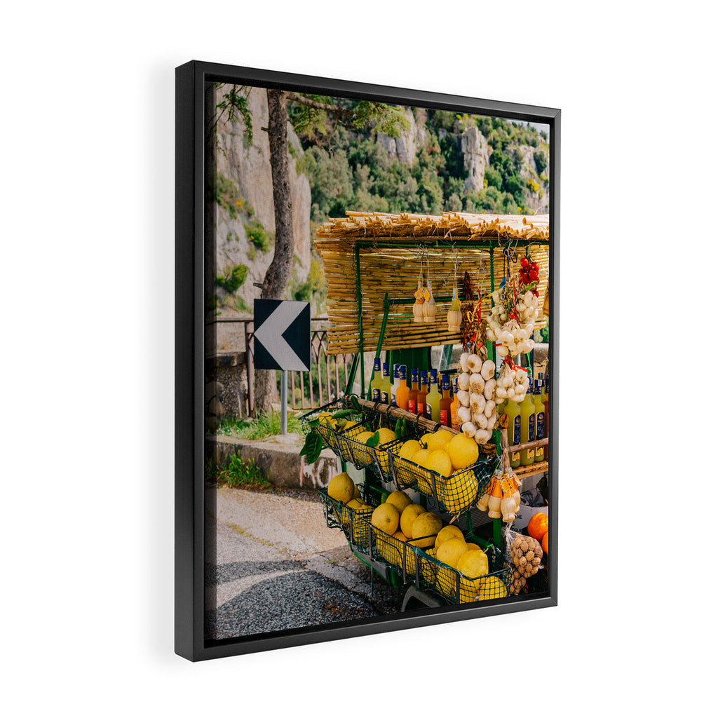 Amalfi Coast Drive XV Framed Canvas Print Gallery Image 2
