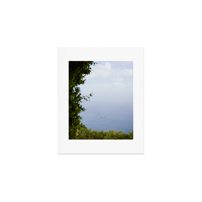 Amalfi Coast Ocean View VI on Film Art Print Gallery Image 1