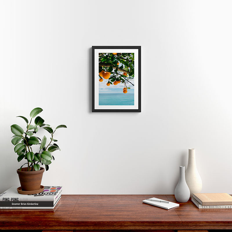 Amalfi Coast Oranges IV Framed Art Print Gallery Image 2