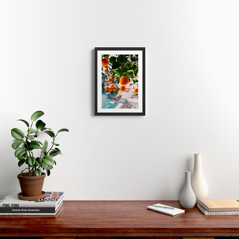 Amalfi Coast Oranges Framed Art Print Gallery Image 2