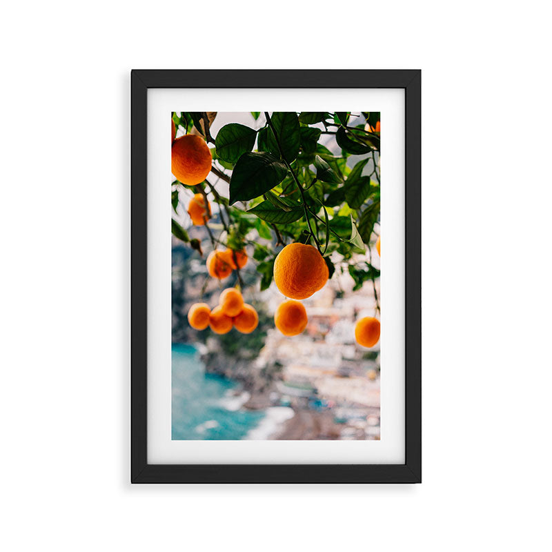 Amalfi Coast Oranges Framed Art Print Gallery Image 3