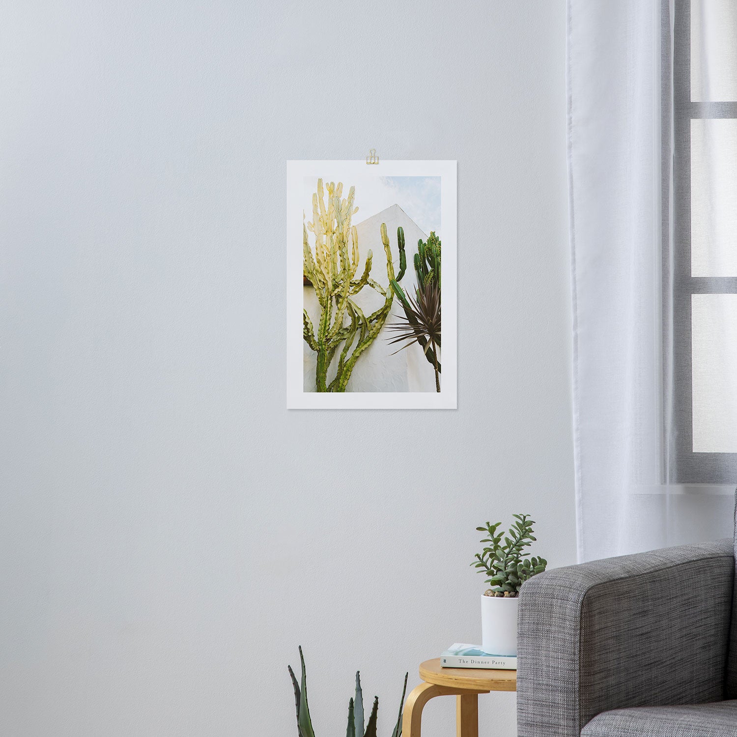 California Cactus Garden Art Print Gallery Image 3