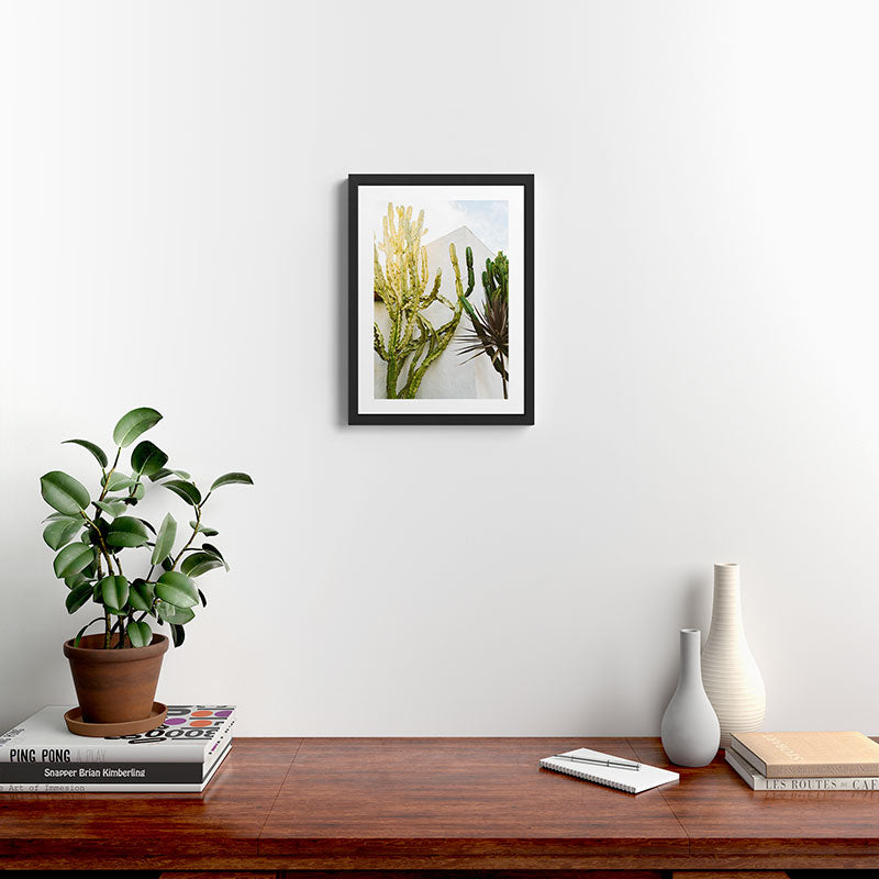 California Cactus Garden Framed Art Print Gallery Image 2