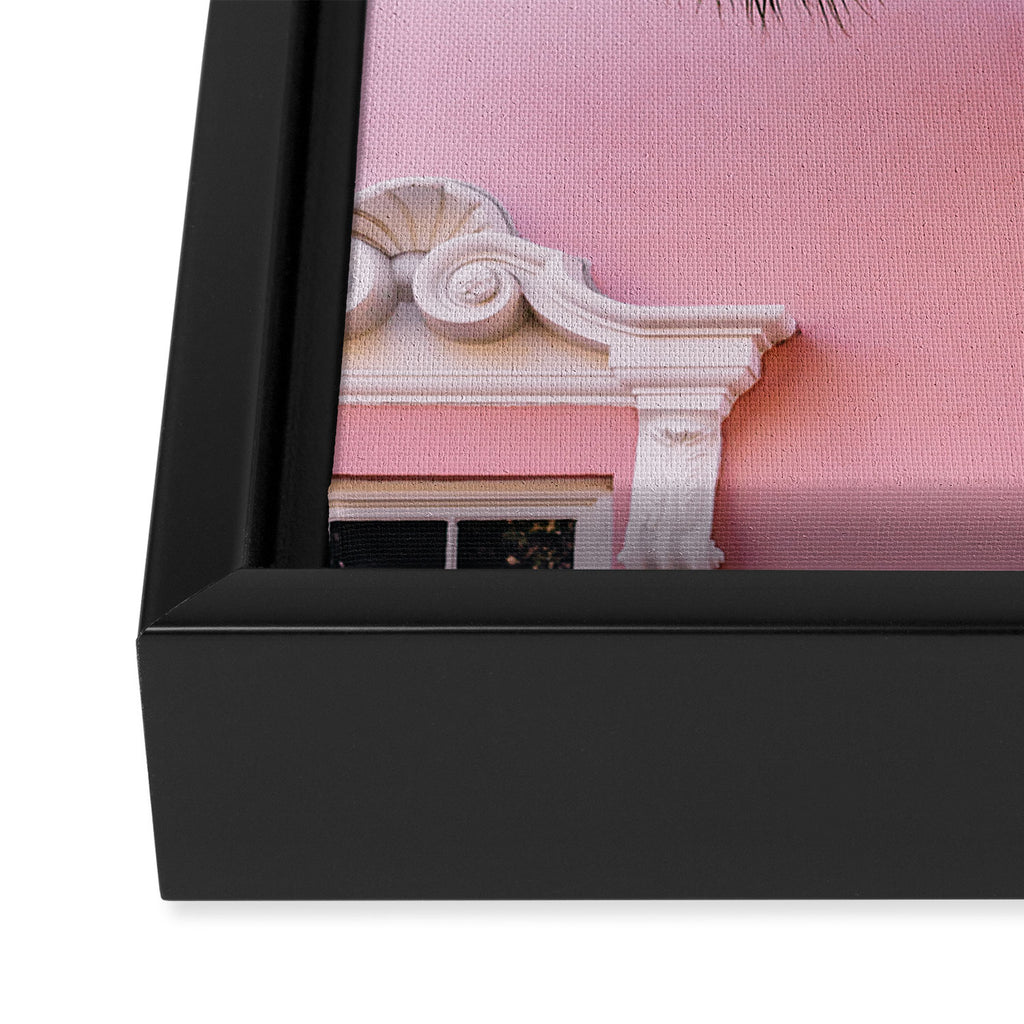 Charleston Pink Framed Canvas Print Gallery Image 3
