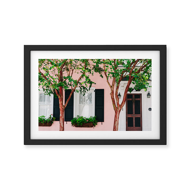Charleston Pink XV Framed Art Print Gallery Image 2