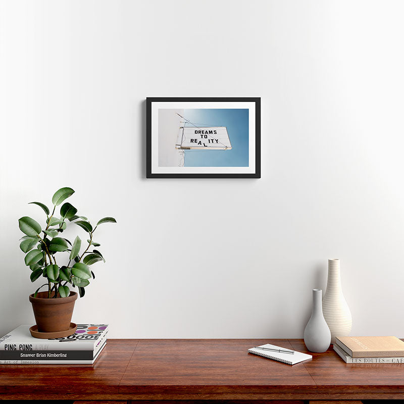 Dreams to Reality Framed Art Print Gallery Image 2