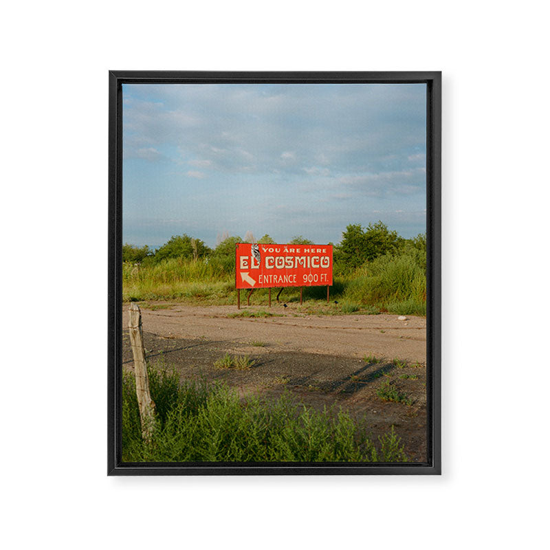 El Cosmico Marfa VI on Film Framed Canvas Print Gallery Image 6
