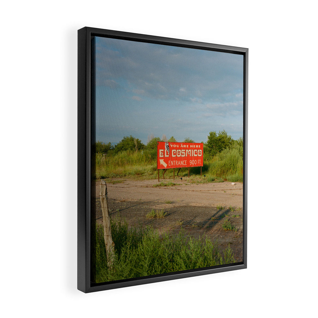 El Cosmico Marfa VI on Film Framed Canvas Print Gallery Image 2