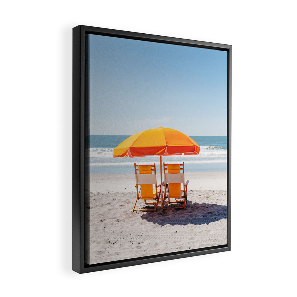 Folly Beach II Framed Canvas Print Gallery Image 2