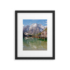 Lago di Braies Italy on Film Framed Art Print Gallery Image 5