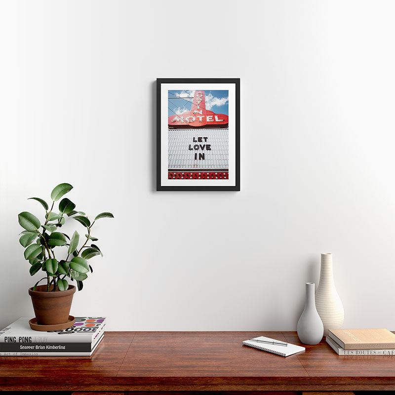 Let Love In Framed Art Print Gallery Image 2