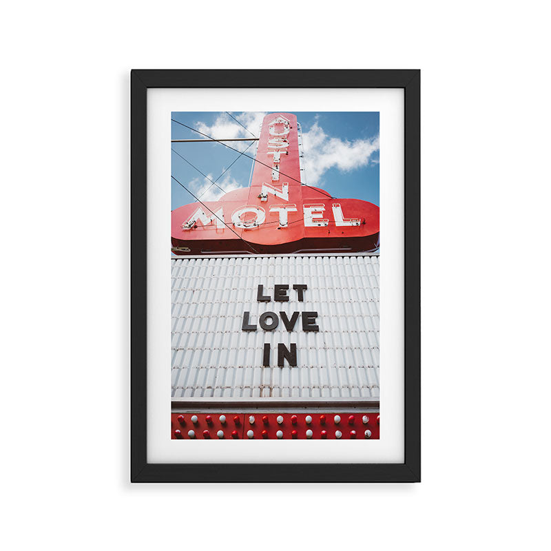 Let Love In Framed Art Print Gallery Image 2