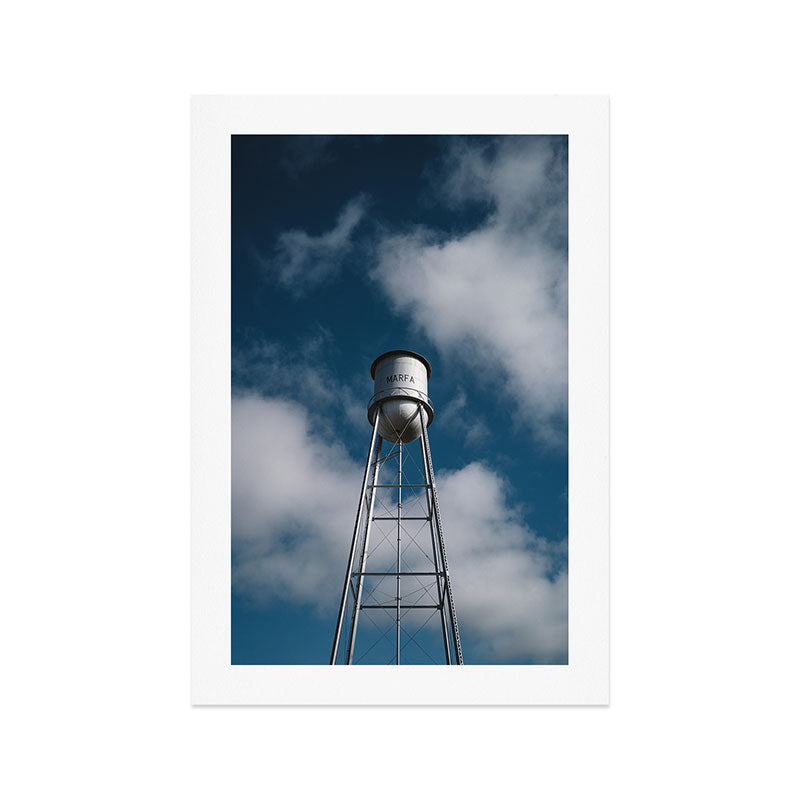 Marfa Water Tower Art Print Gallery Image 1
