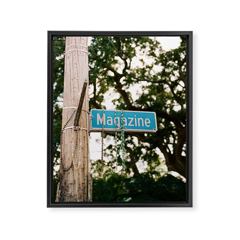 New Orleans Magazine Street II on Film Framed Canvas Print Gallery Image 6