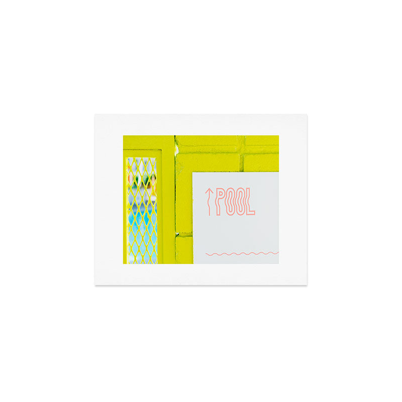 Palm Springs Pool Art Print Gallery Image 1