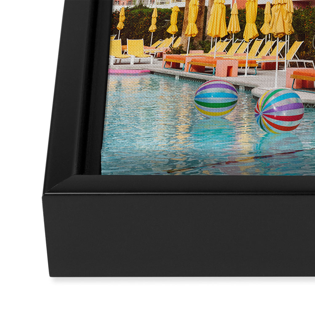 Palm Springs Pool Day VII Framed Canvas Print Gallery Image 3