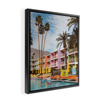 Palm Springs Pool Day VII Framed Canvas Print Gallery Image 2
