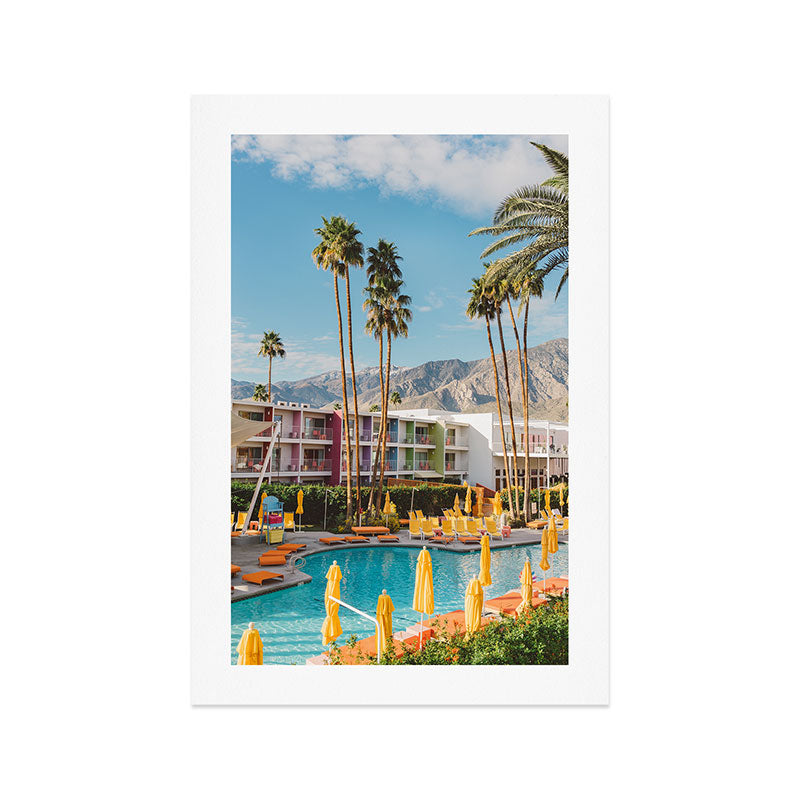 Palm Springs Saguaro Art Print Gallery Image 1