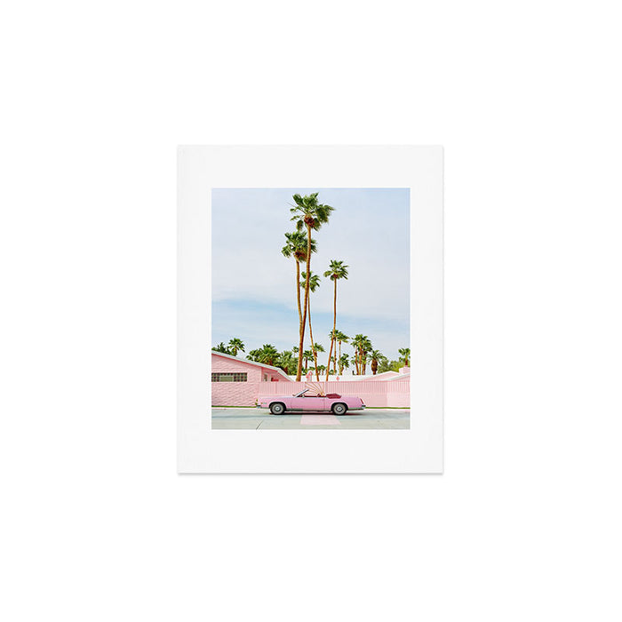 Pink Palm Springs on Film Art Print Gallery Image 1