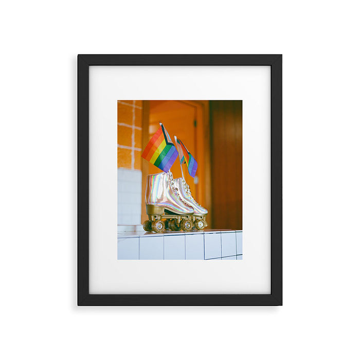 Pride Skate on Film Framed Art Print Gallery Image 1