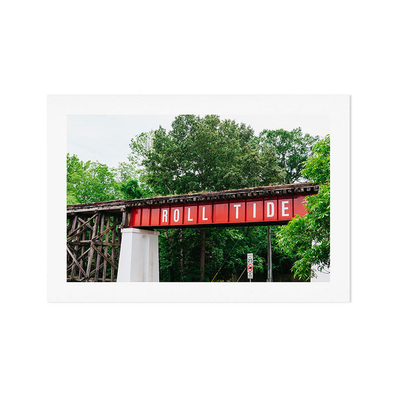 Roll Tide Bridge Art Print Gallery Image 1