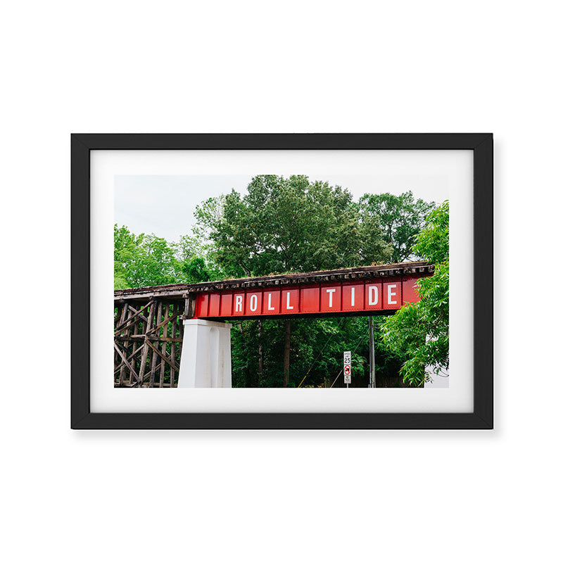Roll Tide Bridge Framed Art Print Gallery Image 2