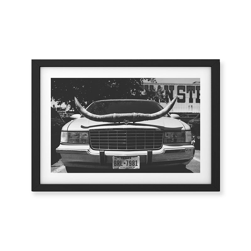 Texas Ride Framed Art Print