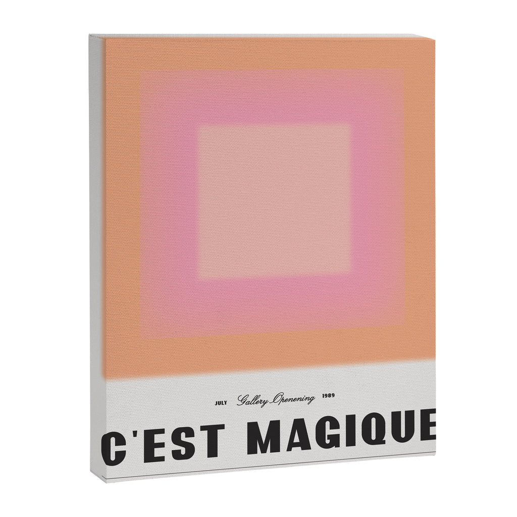 C'est Magique - Pink Canvas Print Gallery Image 6