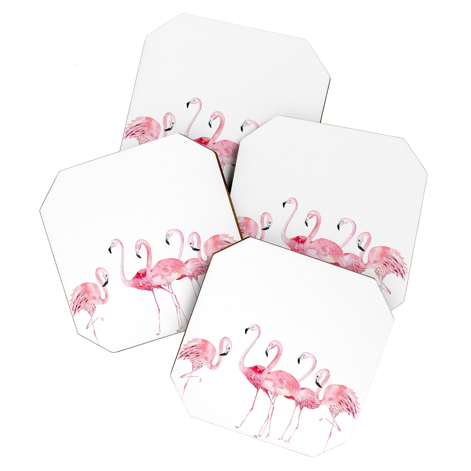 Flamingo Farm- Tropical Animal Bird World Coaster Gallery Image 1