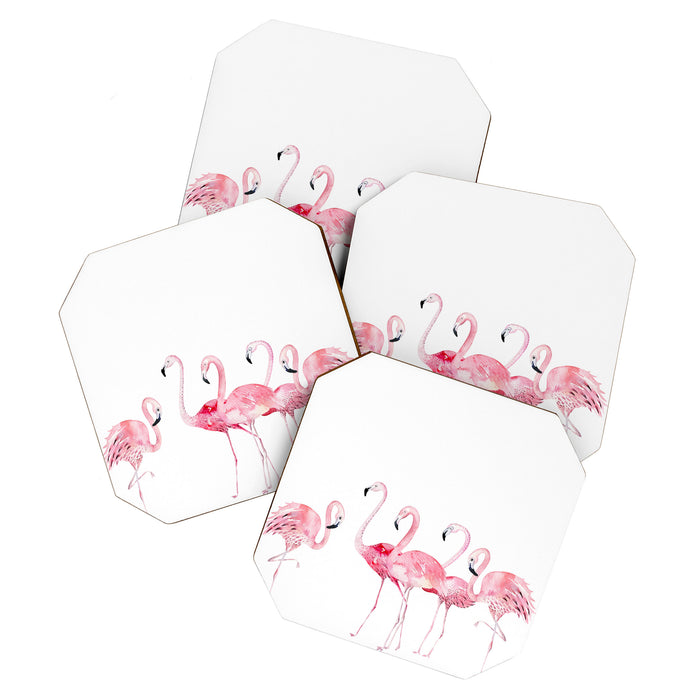Flamingo Farm- Tropical Animal Bird World Coaster Gallery Image 1