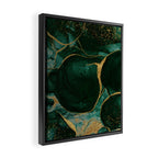 Gold and Emerald Marble I Framed Canvas Print Gallery Image 2