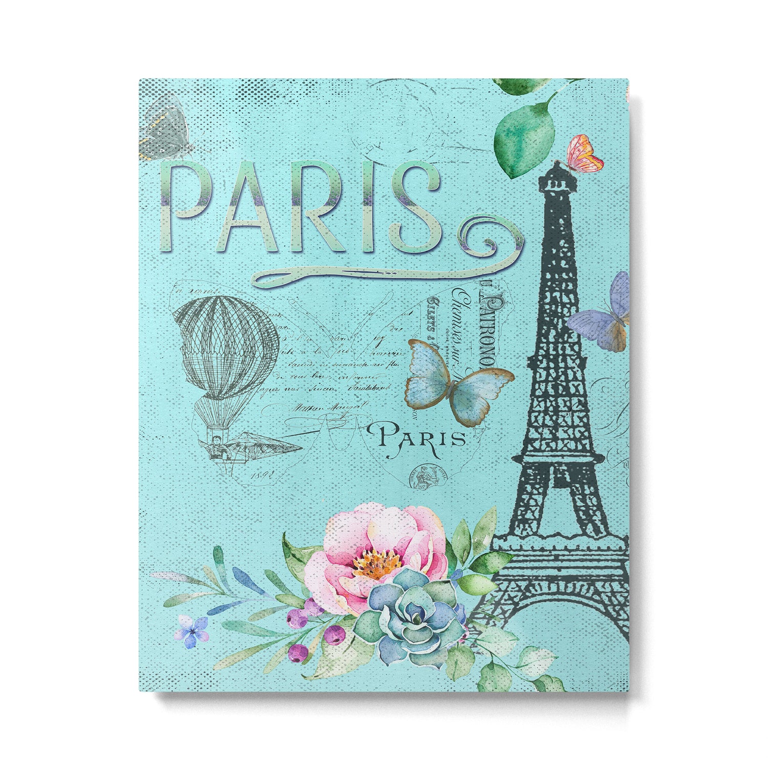 Paris - my blue love Metal Print Gallery Image 6