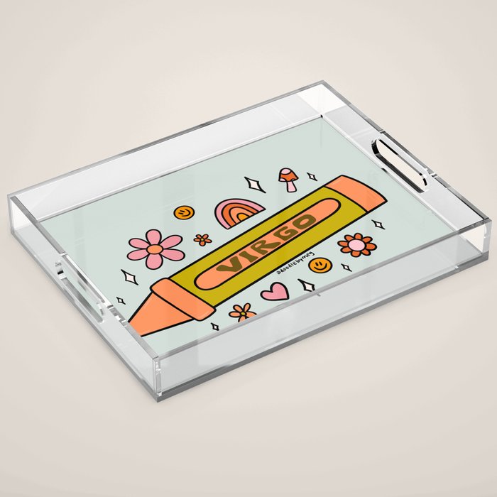 Virgo Crayon Acrylic Tray Gallery Image 1
